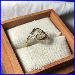 James Avery ADAGIO 14K Gold Diamond Ring, Size 7.25