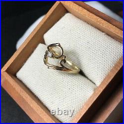 James Avery ADAGIO 14K Gold Diamond Ring, Size 7.25