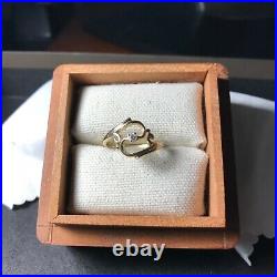 James Avery ADAGIO 14K Gold Diamond Ring, Size 7.25