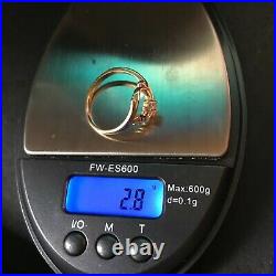 James Avery ADAGIO 14K Gold Diamond Ring, Size 7.25