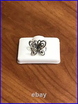 James Avery Abounding Spring Butterfly Ring. Retired. Preowned. 925 Size 8