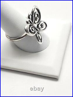 James Avery Abounding Spring Butterfly Ring. Retired. Rare. 925 Preowned Size 10