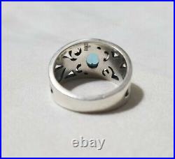 James Avery Abounding Vine Ring With Blue Topaz Size 7 925 Retired