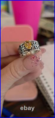 James Avery Adoree Gemstone Ring Citrine Sz 6.5 RETIRED! November Birthday Gift