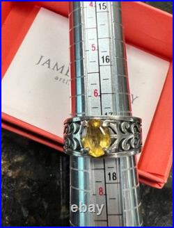 James Avery Adoree Gemstone Ring Citrine Sz 6.5 RETIRED! November Birthday Gift
