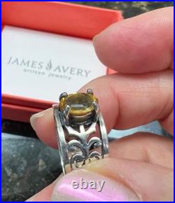 James Avery Adoree Gemstone Ring Citrine Sz 6.5 RETIRED! November Birthday Gift