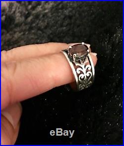 James Avery Adoree Ring Garnet approximate size 6