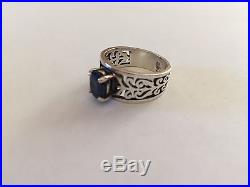 James Avery Adoree Ring With Lab-Created Blue Sapphire, Size 8 Sterling Silver