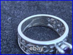 James Avery Adoree Ring with Amethyst Size 8.5