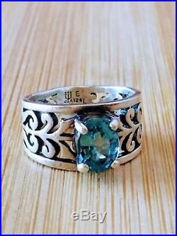 James Avery Adoree Ring with Blue Topaz. Size 5