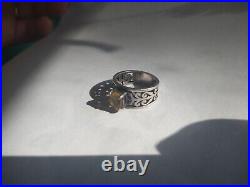 James Avery Adoree Ring with Citrine Gemstone 6.5
