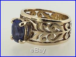 James Avery Adoree Ring with Lab-Created Blue Sapphire Retails for $1100