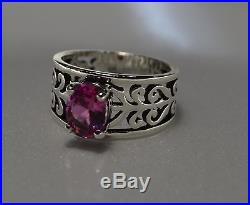 James Avery Adoree Ring with Pink Sapphire in Sterling Silver