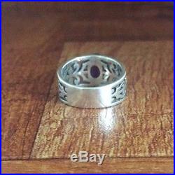 James Avery Adoree Ring with Purple Amethyst sz 6 Sterling Silver 925