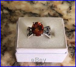 James Avery Adorned Floral Ring Citrine Size 6 Adoree Retails $370.00 Great Gift
