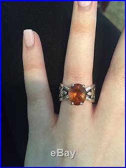James Avery Adorned Floral Ring with Citrine