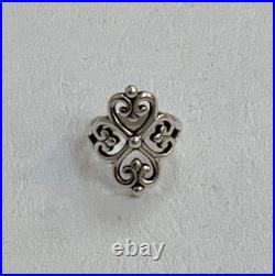 James Avery Adorned Hearts Ring Size 7.5