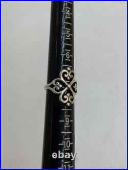James Avery Adorned Hearts Ring Size 7.5