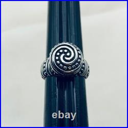James Avery African Beaded Ring Retired Size 5 1/2 Sterling Silver 925