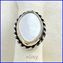 James Avery Alessandra Mother of Pearl Ring RETIRED 7.5