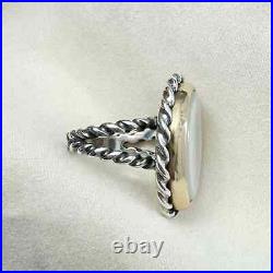 James Avery Alessandra Mother of Pearl Ring RETIRED 7.5