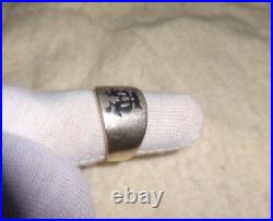 James Avery Alpha Omega Ring Fathers Day Retired unisex Size 8 Sterling Silver