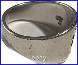 James Avery Alpha Omega Ring Retired unisex Size 9 Sterling Silver