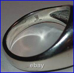 James Avery Alpha and Omega 925/14k Ring Size #12.75 Fast Free Shipping