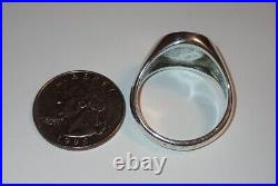 James Avery Alpha and Omega 925/14k Ring Size #12.75 Fast Free Shipping