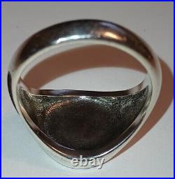 James Avery Alpha and Omega 925/14k Ring Size #12.75 Fast Free Shipping