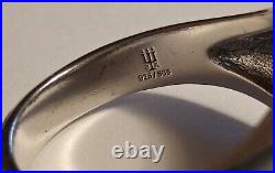 James Avery Alpha and Omega 925/14k Ring Size #12.75 Fast Free Shipping