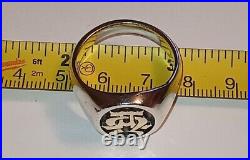 James Avery Alpha and Omega 925/14k Ring Size #12.75 Fast Free Shipping