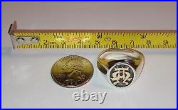 James Avery Alpha and Omega 925/14k Ring Size #12.75 Fast Free Shipping