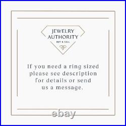 James Avery Amore Band 14k Yellow Gold Hammered Finish Wedding Ring Size 10