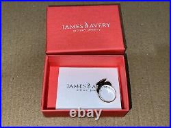 James Avery April Flowers Ring Sterling Silver 18k Gold Retired Size 6