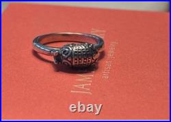 James Avery Armadillo Stackable Ring (RETIRED) Sterling Silver, Size 6