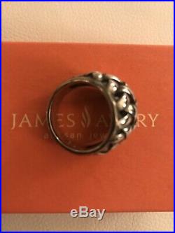 James Avery Basket Weave Ring Retired Size 9