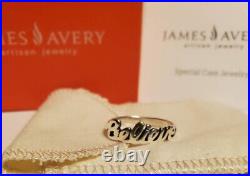 James Avery Believe Ring Size 9