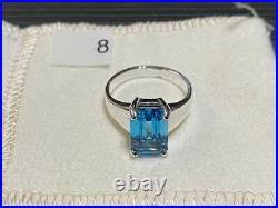 James Avery Bella Ring with Blue Topaz