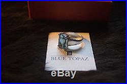 James Avery Bella Ring with Blue Topaz 6.5