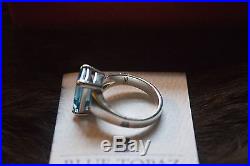 James Avery Bella Ring with Blue Topaz 6.5