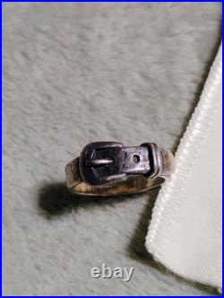 James Avery Belt Buckle Hammered Ring Sterling Sz 5.5 James Avery Belt Buckle Hammered Ring Sterling Sz 5.5