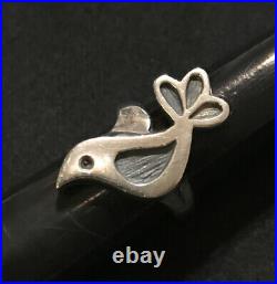 James Avery Bird Ring Sterling Silver Retired Rare Size 5