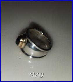 James Avery Black Onyx 18kt Gold & 925 Silver Size 4.5