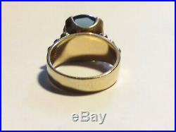 James Avery. Blue Topaz Ring. 14k. Size 6. Retired, Rare! (20004450)