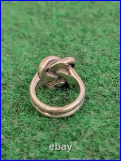 James Avery Bold Lovers Knot 925 Sterling Silver Ring Sz 7 Retired