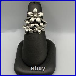 James Avery Bouquet Daisy Flowers Ring Sterling Silver Retired