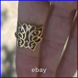 James Avery Butterfly Mariposa Ring Rare 585 14k Solid Yellow Gold Retired James Avery Butterfly Mariposa Ring Rare 585 14k Solid Yellow Gold Retired