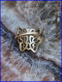 James Avery Butterfly Mariposa Ring Rare 585 14k Solid Yellow Gold Retired