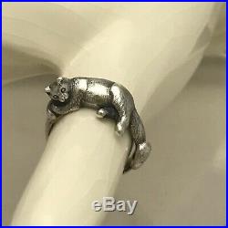 James Avery Cat Kitty Ring Retired size 5 1/2